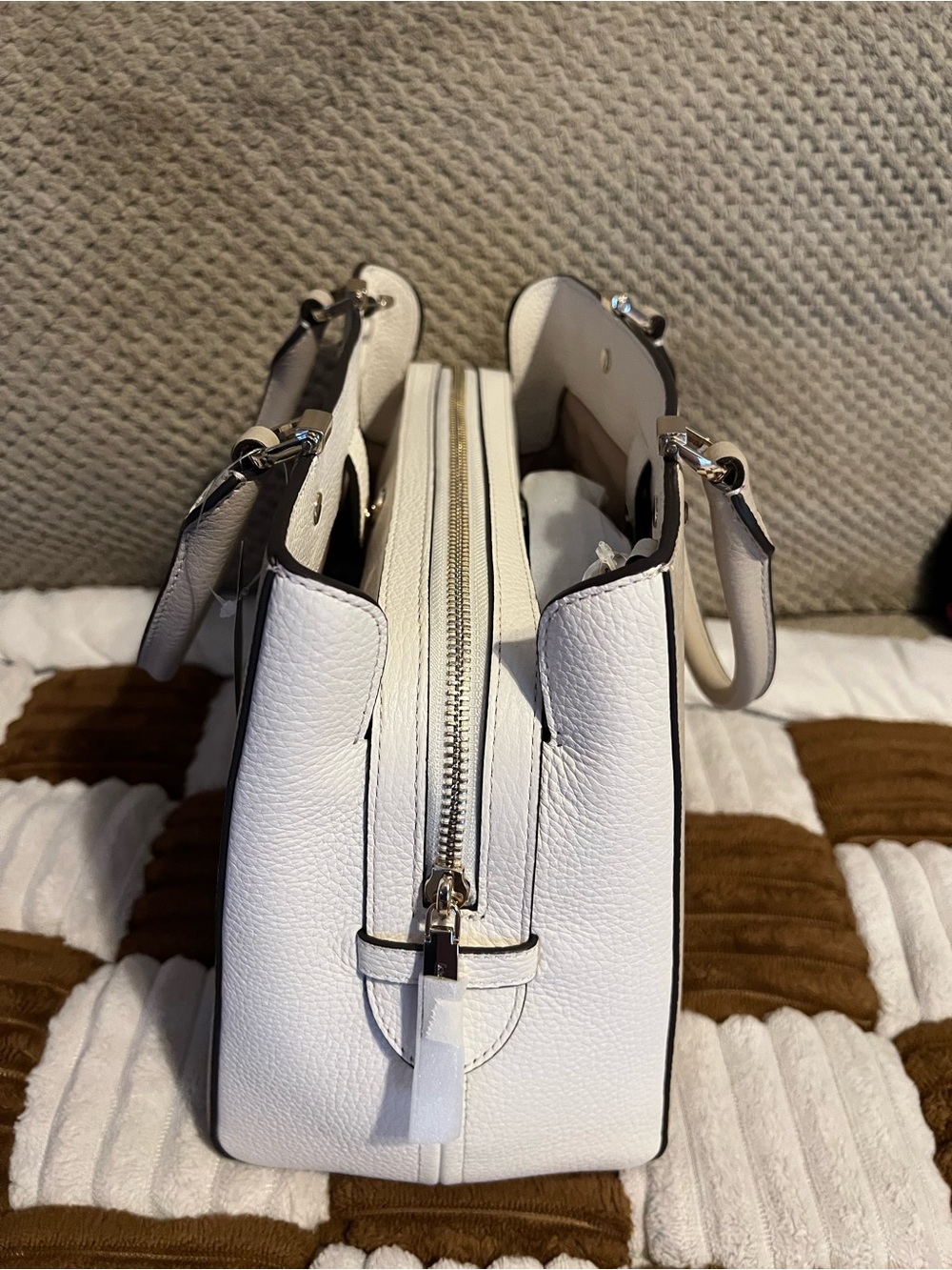 Coach Leila Medium Triple Compartment in Light Sand Color block NWTS! - Picture 3 of 11